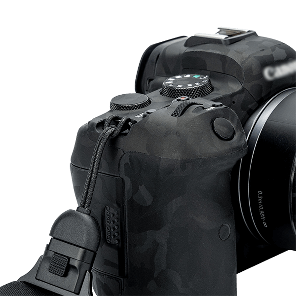 Kameragurt breit in schwarz grau mit Schnellverschluss QRS-D1-SG von JJC Befestigung