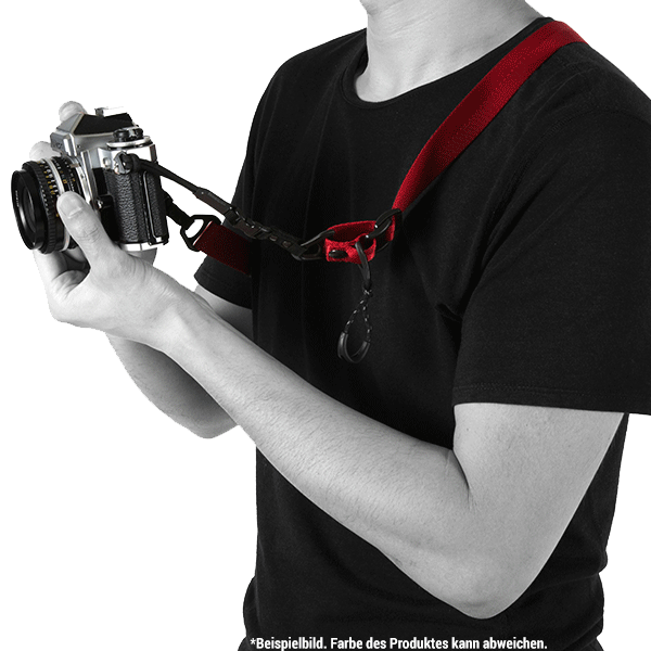 Camera Strap ACAM-25 Easy Slider System red