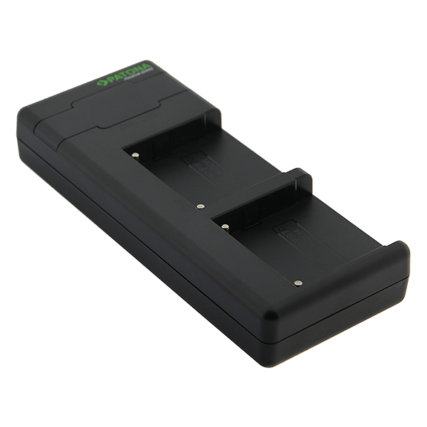 Doppel USB C ladegeraet zu Sony F550 F750 F970 FM50 FM500H von oben