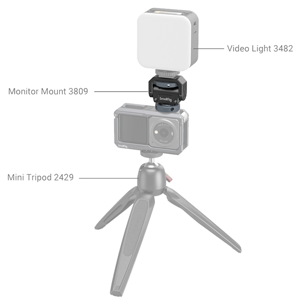 Monitor Halterung leicht mit Blitzschuh SmallRig 3809