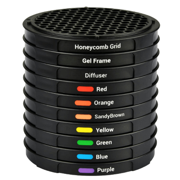 Farbfilterset passend zur Flip Sofbox von SMDV Stapel