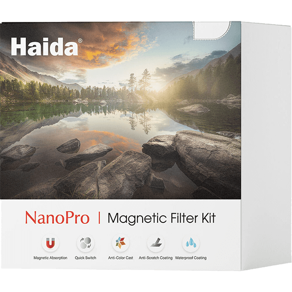 Lens filter magnetic from Haida in 77 mm packing
