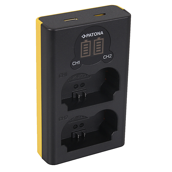 Dual LCD USB Charger Fuji NP-W235 Fujifilm X-T4 by Patona