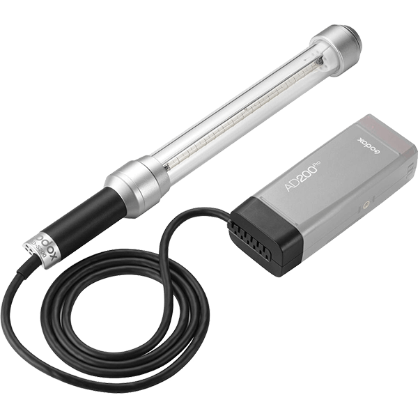 Godox ADS-200 Stabblitzlicht zu Godox AD200 und AD200Pro an Blitzgerät