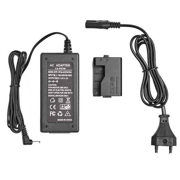 Power Supply with Dummy Battery for Canon LP-E10