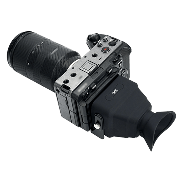 Kamera LCD Sucher LVF-Pro1Fx zu Sony FX30 und Sony FX3 von oben Kamera LCD Sucher LVF-Pro1Fx zu Sony FX30 und Sony FX3 von oben