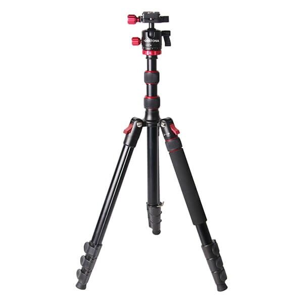 Patona camera tripod with ball head and bag, overall view