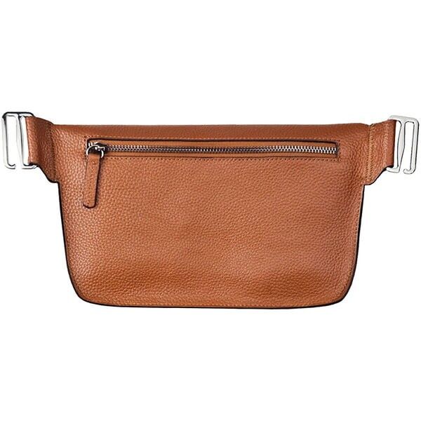 Hinteransicht der SpiderPro Ledertasche braun aus Leder Hinteransicht der SpiderPro Ledertasche braun aus Leder