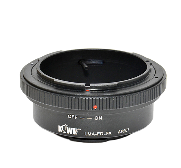 Kiwifotos lens mount adapter LMA-FD_FX from Canon FD lenses to FUJIFILM X-Pro cameras