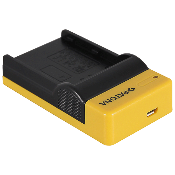 Slim Micro-USB Ladegerät für Nikon EN-EL3 von Patona