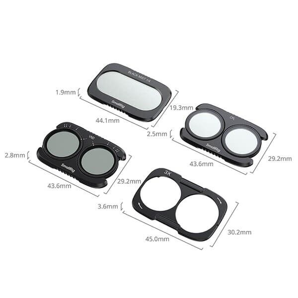 SmallRig 6477 Split Filter Set VND Black Mist Osmo Pocket 4P SmallRig 6477 Split Filter Set VND Black Mist Osmo Pocket 4P