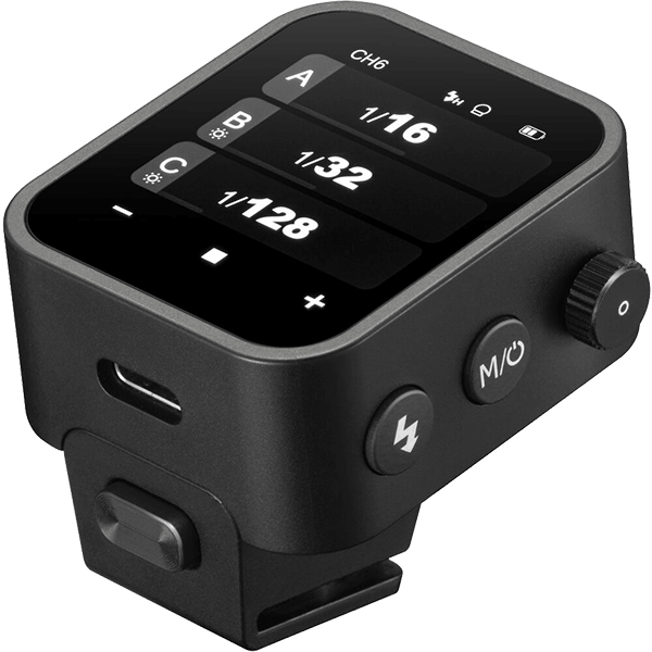 Godox X3 Nikon Touchscreen TTL Drahtloser Blitzausloeser seitlich