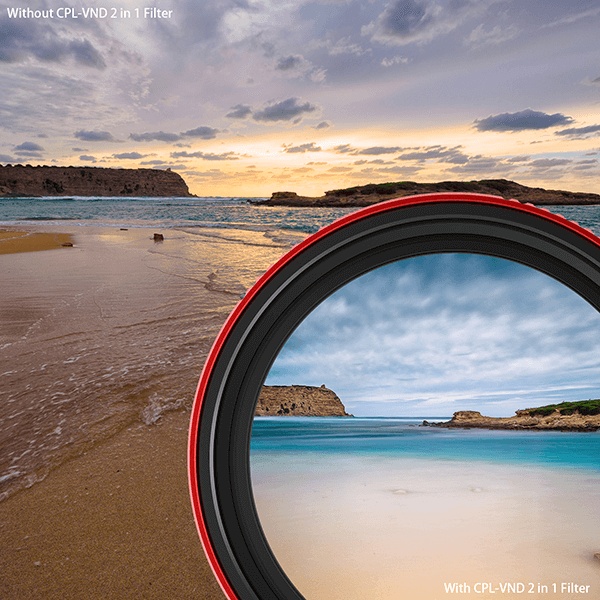 Polarizing Filter and Variable ND Filter in one 77mm Haida