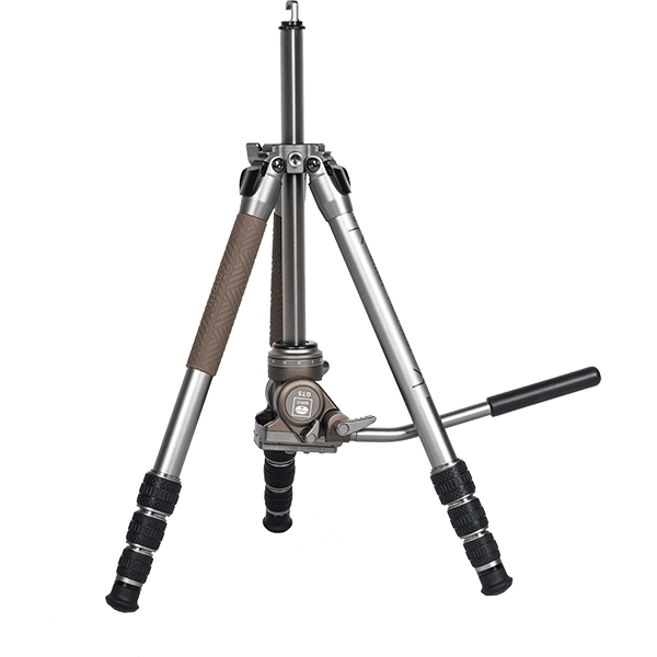 Videostativ Sirui CT04 mit GT5 Videoneiger matt Silber