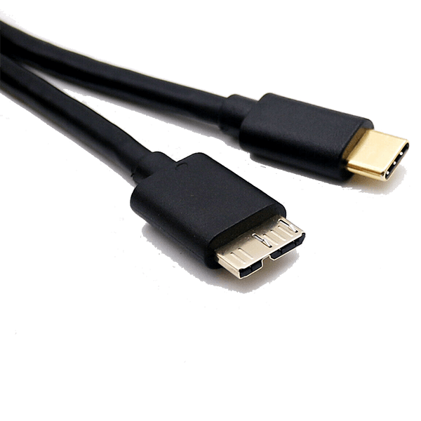 USB 3.1 Type C Male to USB 3.0 Micro B Male Fast Data Sync Cable