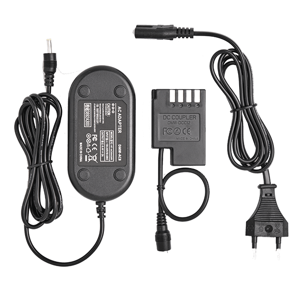 Power supply with matching dummy for DMW-BLF19 to GH4 and GH5