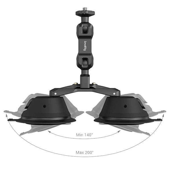 SmallRig Portable Doppel-Saugnapf-Kamerahalterung SC-2K 3566