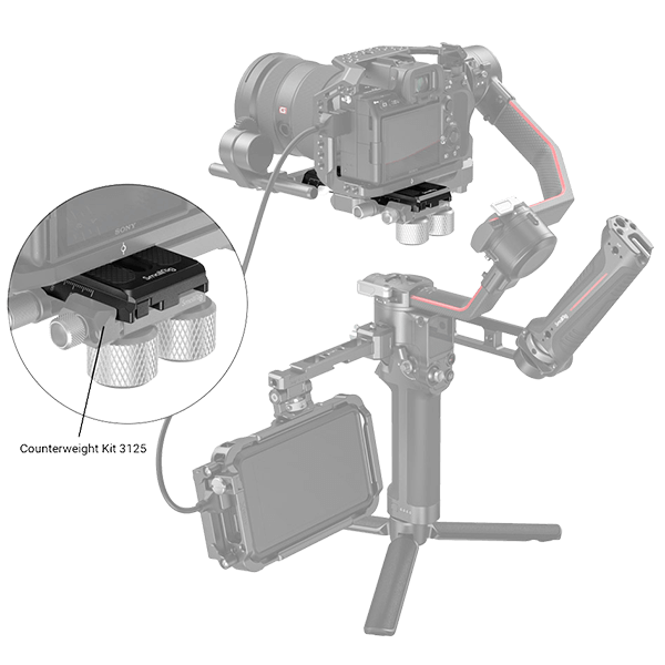 SmallRig quick release Plate for DJI RS 2 and RSC 2 Gimbal 3158