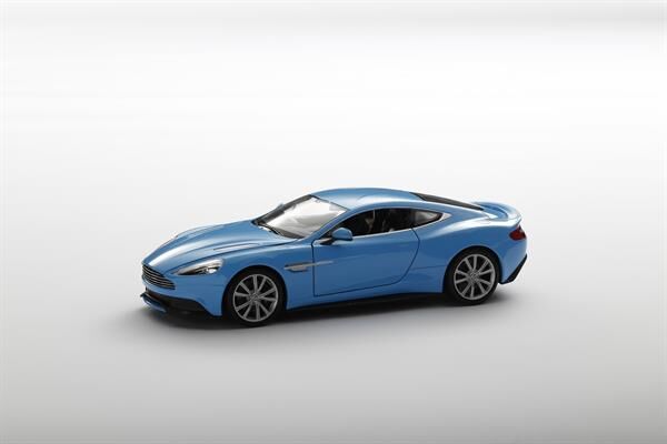 Welly Aston Martin Vanquis blau 1:24