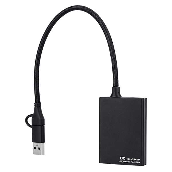 Kartenleser CFexpres Typ B Speicherkarte USB C von JJC ganz