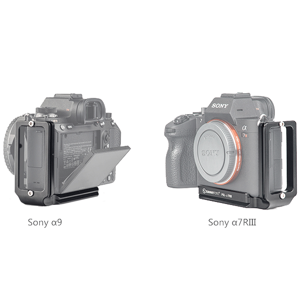L-Winkel PSL-a7RIII zu Sony A7R III und A9 ohne Batteriegriff Kamera