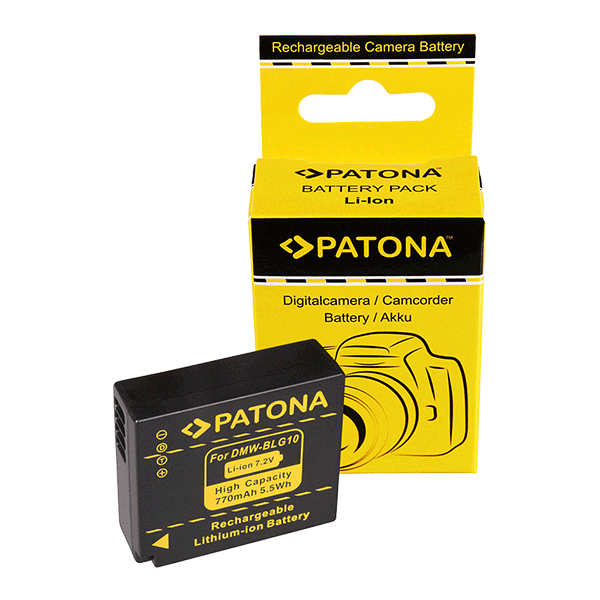 Akku für Panasonic DMW-BLG10 von Patona