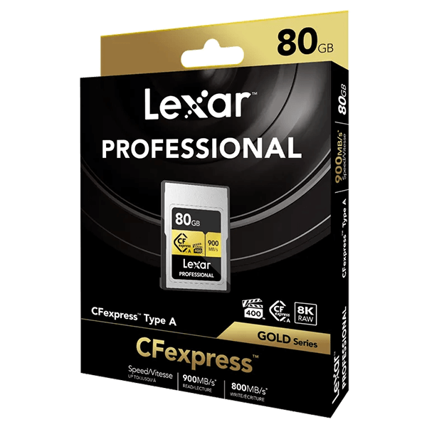 Speicherkarte Cfexpress Lexar Type A 80GB Verpackung
