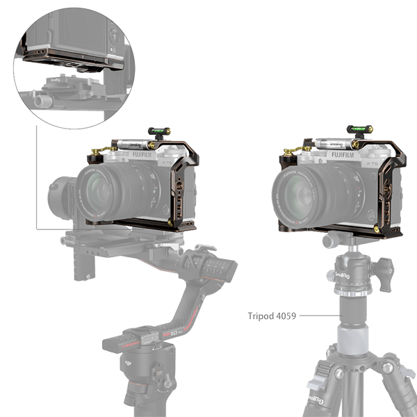 SmallRig Retro Kamera Cage zu Fuji X-T5 3870