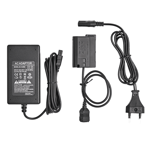 Power supply EH-5B with matching dummy EP-5B for Nikon EN-EL15