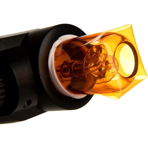 Farbkorrektur-Gel-Set zu Godox AD200 und AD360 an Blitzröhre montiert