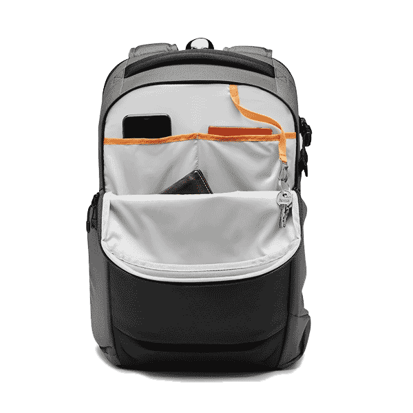Fotorucksack Flipside BP 400 AW III dunkel Grau stehend Front