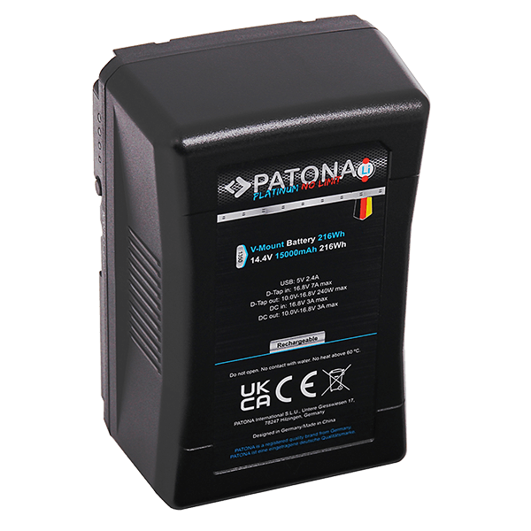 V Mount Battery 24A 216Wh 15000mA from Patona