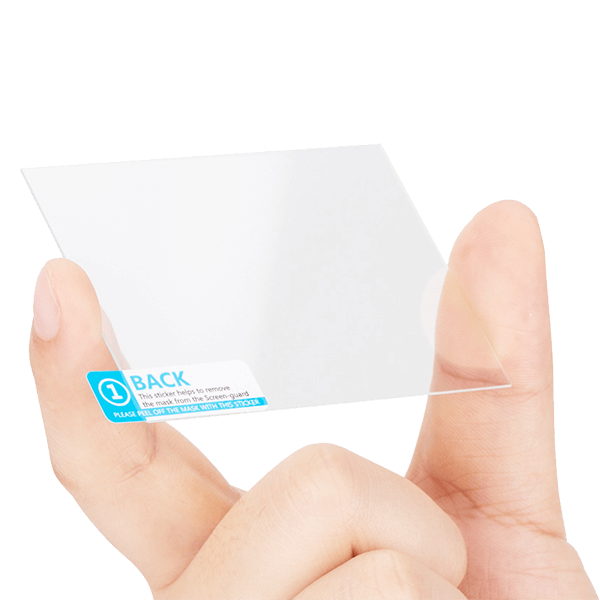 Displayschutz zu Sony A7R V in Hand