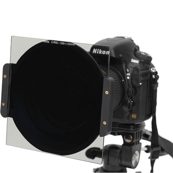 Haida Zirkular-Polfilter 150 x 150 mm an Kamera
