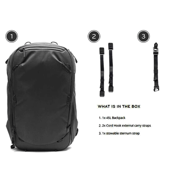 Peak Design Reiserucksack 45L schwarz