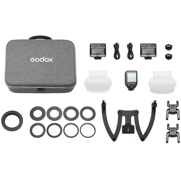 Godox Macro Flash kits MF12-DK2 for Dental photography wit MF-DB