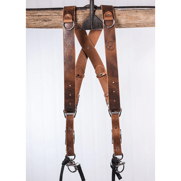 Kameragurt Wasser Büffel Leder Tan