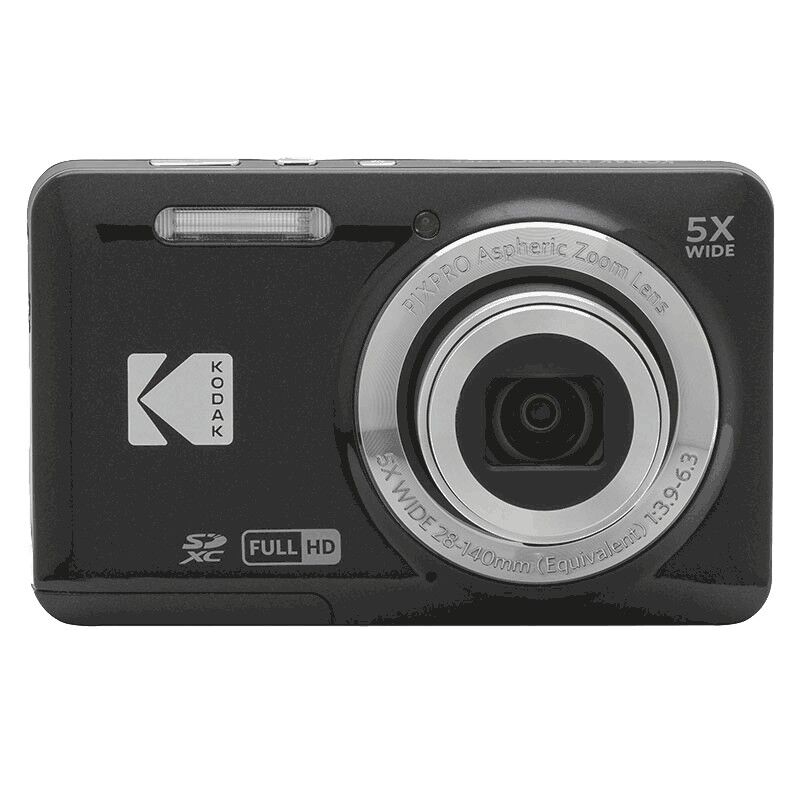 Kodak PixPro FZ55 Kompaktkamera schwarz Frontansicht