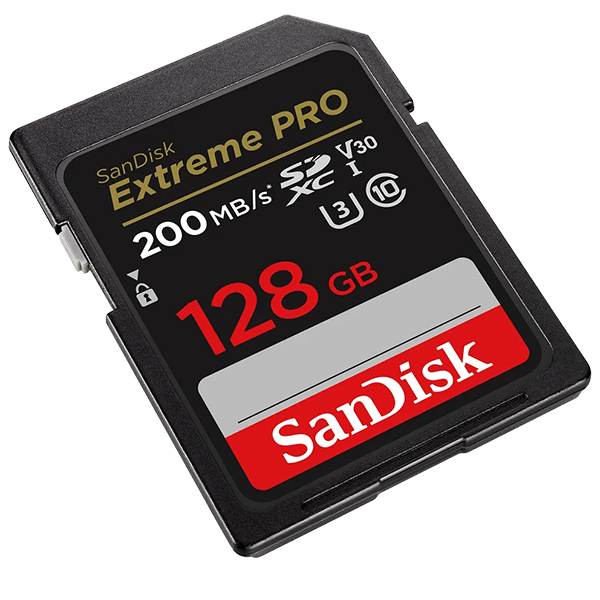 Speicherkarte 128GB 200MBs SDXC Front