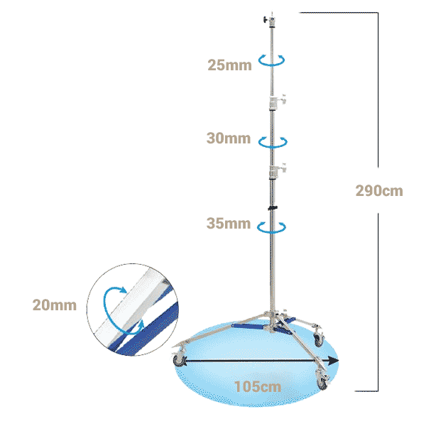 Jinbei JB-290A Stahl Stativ