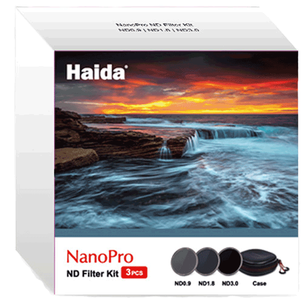 Haida NanoPro ND Filterset 62mm ND0.9+1.8+3.0 Haida NanoPro ND Filterset 62mm ND0.9+1.8+3.0