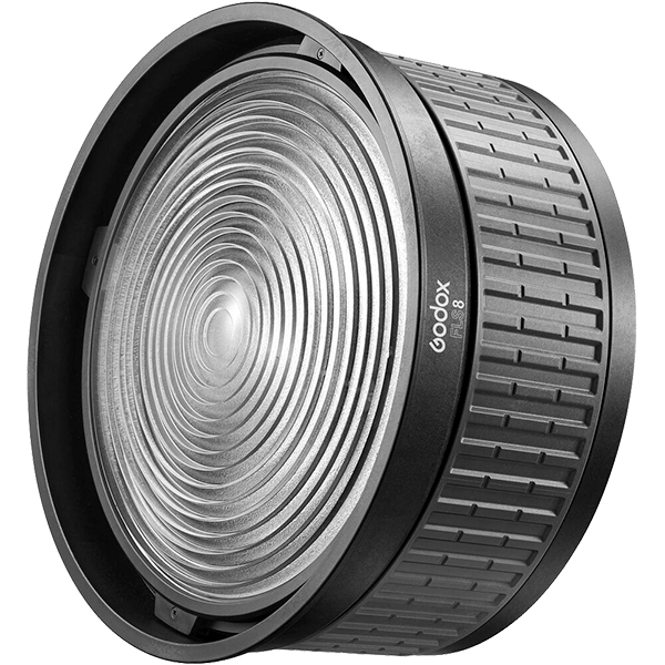 Fresnel Linse mit Bowens FLS8 Godox