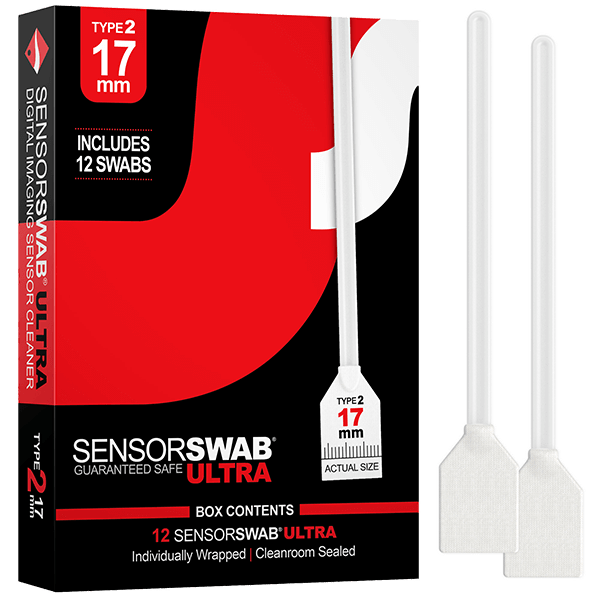 Photographic Solutions Type 2 Sensor Swab Ultra 12-Pack, 17mm
