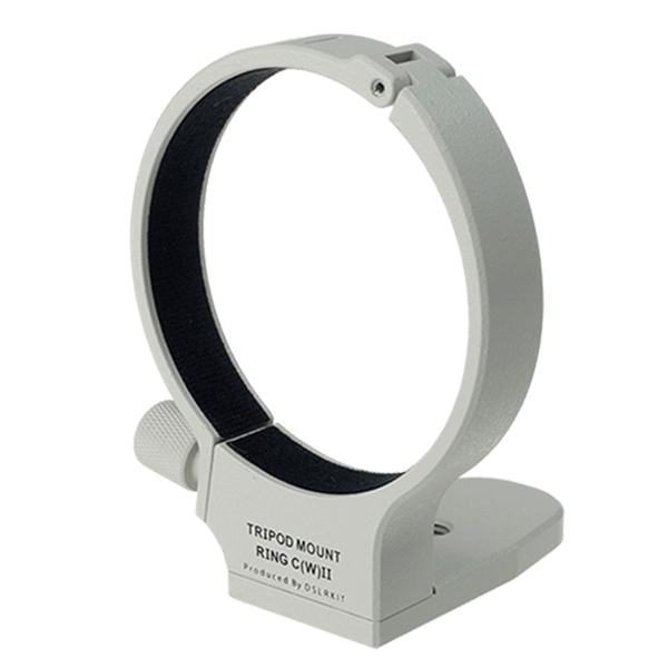 Tripod clamp for Canon EF 70-300mm F4-5.6L IS USM in white - Mount C W II