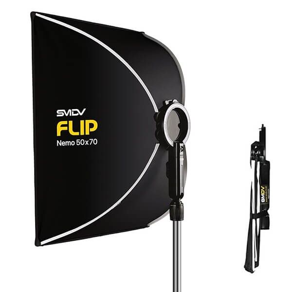 SMDV FLIP Nemo 50x70 softbox for clip-on flash