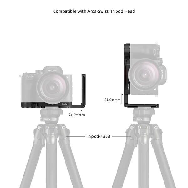 SmallRig Camera L-Bracket for quick portrait shots with the Sony Alpha 7R VI SmallRig Camera L-Bracket for quick portrait shots with the Sony Alpha 7R VI