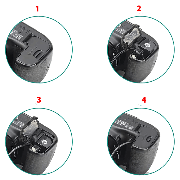 Canon LP-E6 Dummy Akku mit USB Anschluss