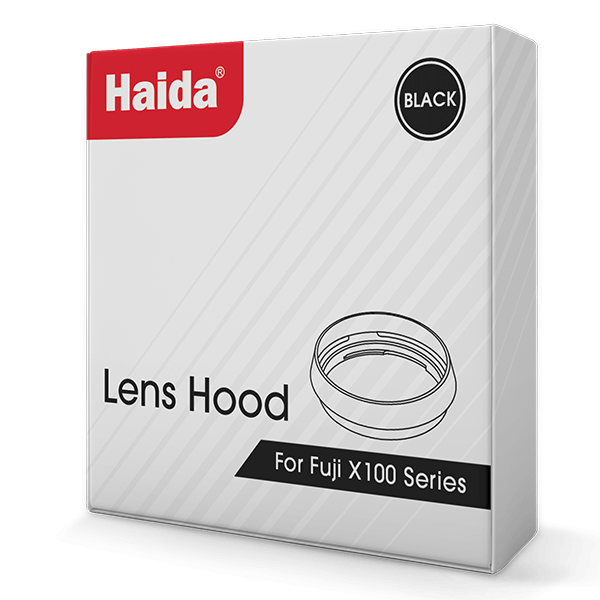 Haida Sonnenblende zu Fuji x100v in schwarz Verpackung