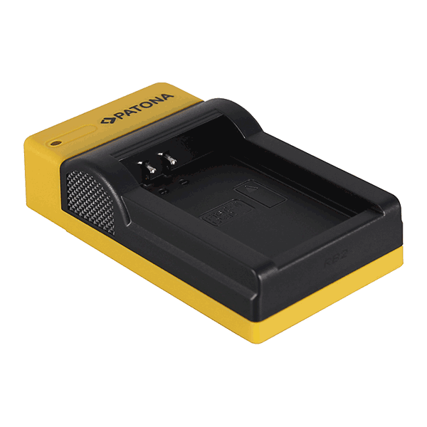 Slim Micro-USB Ladegerät für Canon LP-E12 von Patona front