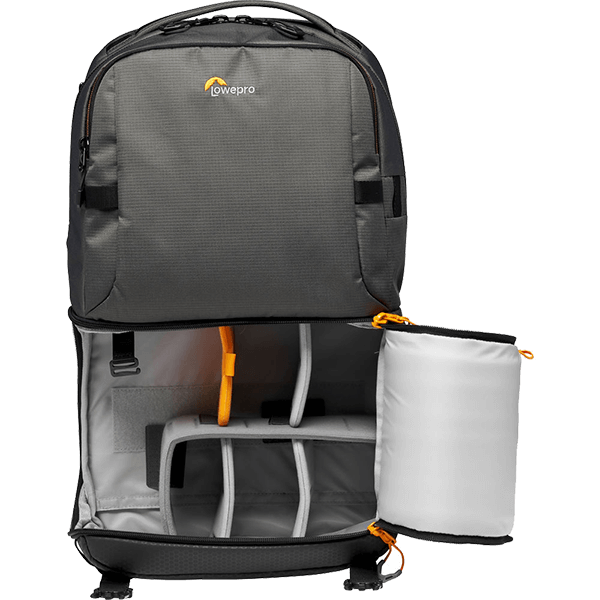 Fotorucksack Lowepro Fastpack BP 250 AW III schwarz offen leer